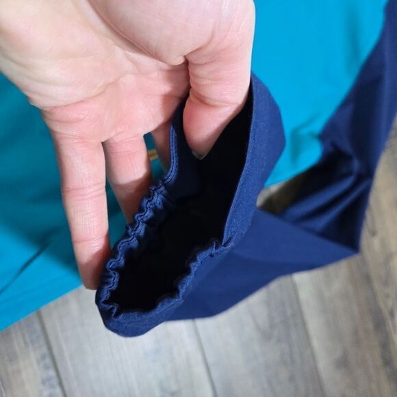 Women's Saucony Boulder Drizzle Jacket sodalite rain wind lightweight large - Picture 11 of 12